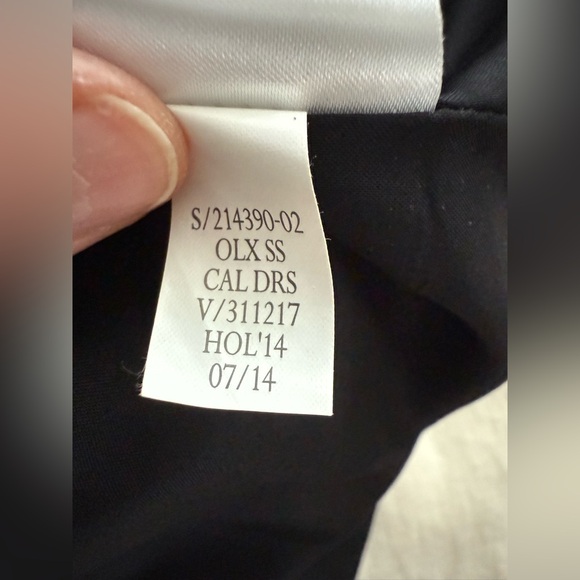 Banana Republic Textured Black A line Black Dress from 2014 - Picture 4 of 5